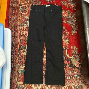 Madewell Cali Demi Boot Black Tencel Size 29 EUC